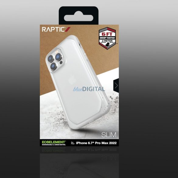 Raptic Slim tok iPhone 14 Pro Max hátlap átlátszó