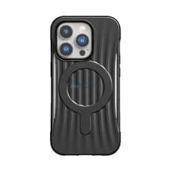   Raptic Clutch tok iPhone 14 Pro MagSafe hátlapi borítással fekete