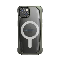   Raptic Secure Case iPhone 14 tok MagSafe páncélozott borítással zöld