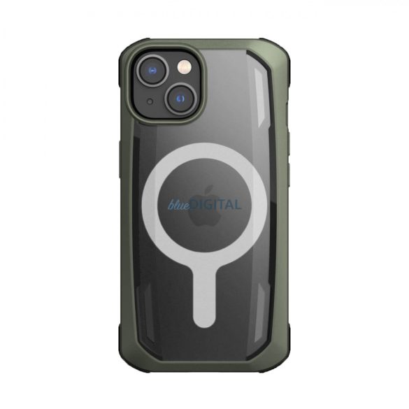 Raptic Secure Case iPhone 14 Plus iPhone 14 Plus MagSafe páncélozott borítással zöld