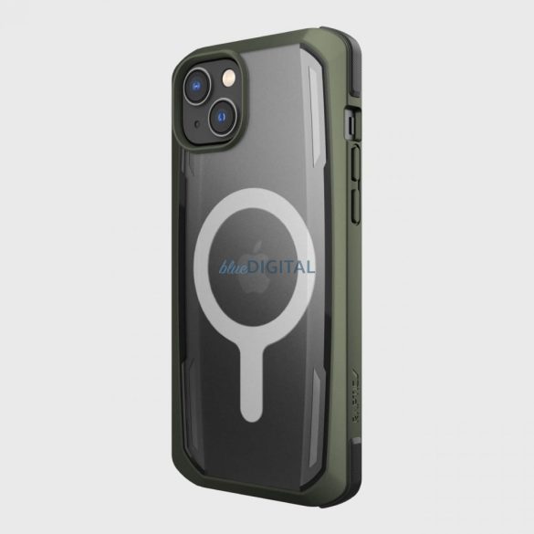 Raptic Secure Case iPhone 14 Plus iPhone 14 Plus MagSafe páncélozott borítással zöld