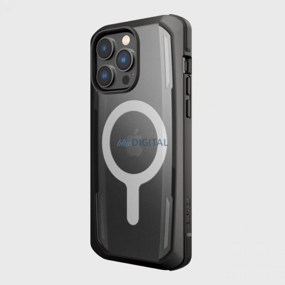 Raptic Secure tok iPhone 14 Pro Max készülékhez MagSafe páncélozott borítással fekete