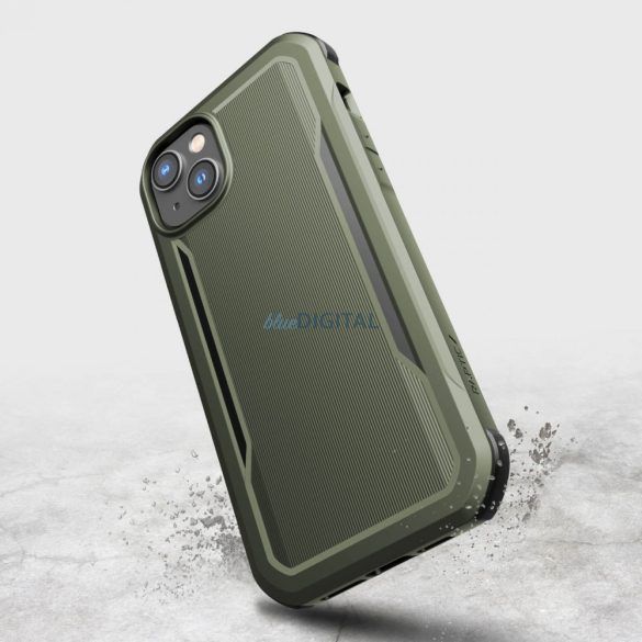 Raptic Fort Case iPhone 14 tok MagSafe páncélozott borítással zöld