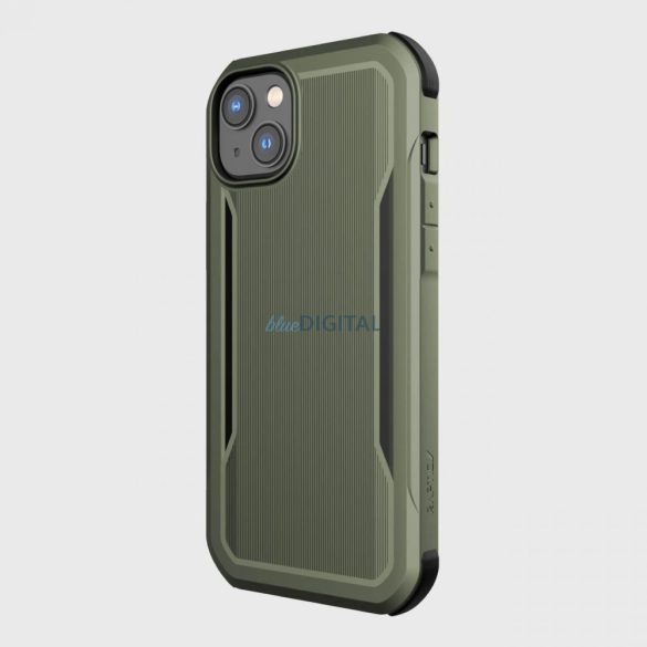 Raptic Fort Case iPhone 14 tok MagSafe páncélozott borítással zöld