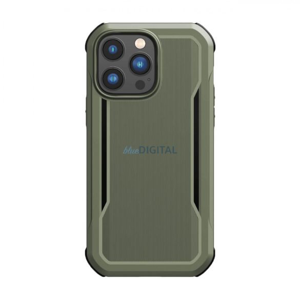 Raptic Fort Case iPhone 14 Pro tok MagSafe páncélozott borítással zöld