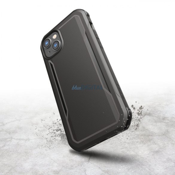 Raptic Fort Case iPhone 14 Pro tok MagSafe páncélozott borítással fekete