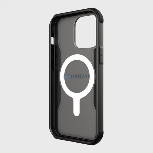 Raptic Fort Case iPhone 14 Pro tok MagSafe páncélozott borítással fekete