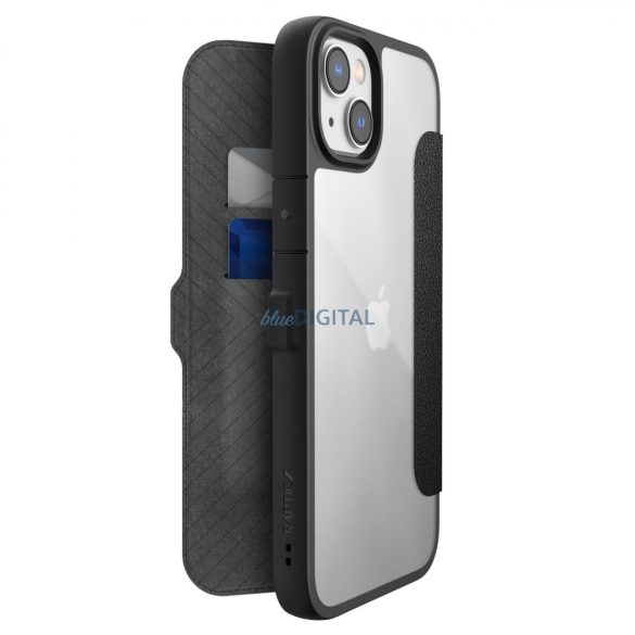 Raptic X-Doria Urban Folio tok iPhone 14 Plus flip cover fekete