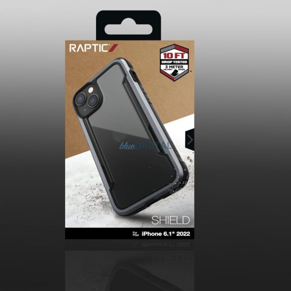 Raptic Shield tok iPhone 14 páncélozott borítás fekete