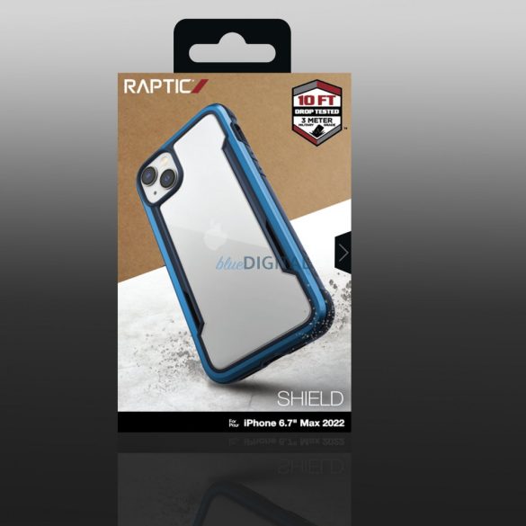 Raptic Shield tok iPhone 14 Plus páncélozott tok kék