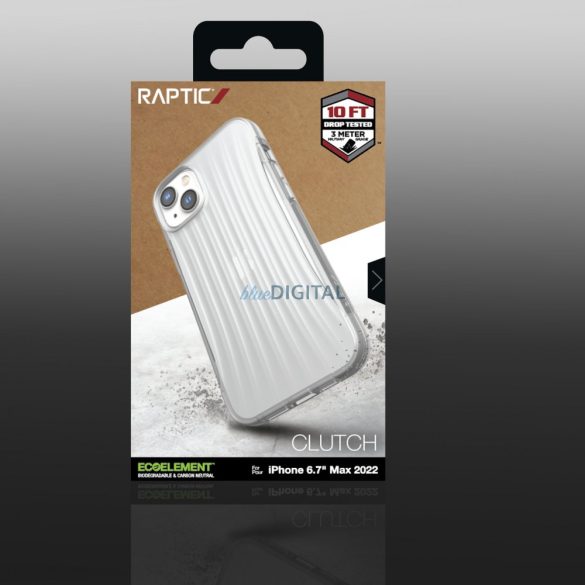 Raptic Clutch tok iPhone 14 Plus hátlap átlátszó