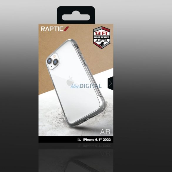 Raptic X-Doria Air tok iPhone 14 Armor tok ezüst