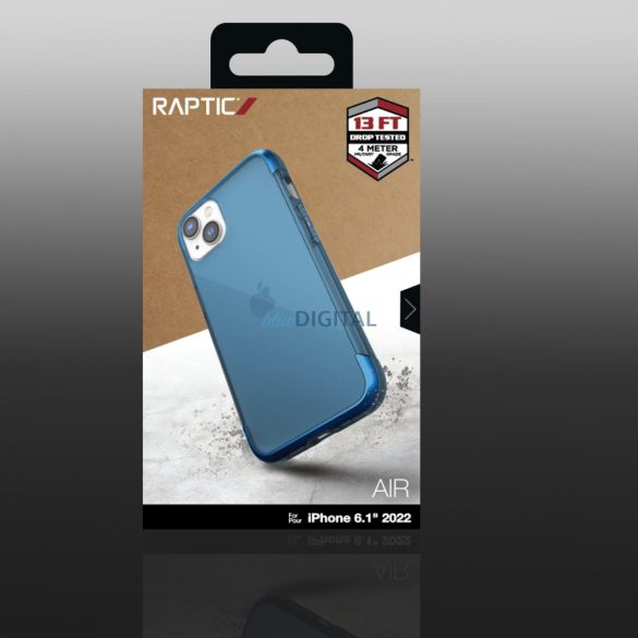 Raptic X-Doria Air tok iPhone 14 Armor tok kék