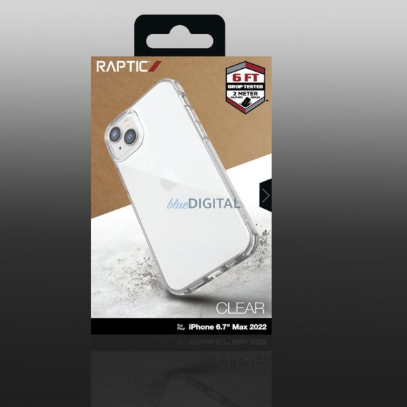 Raptic Clear Case iPhone 14 Plus páncélozott átlátszó tok