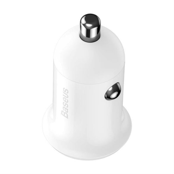 Baseus Grain Pro autós töltő 2 USB 4,8 fehér (CCALLP-02)