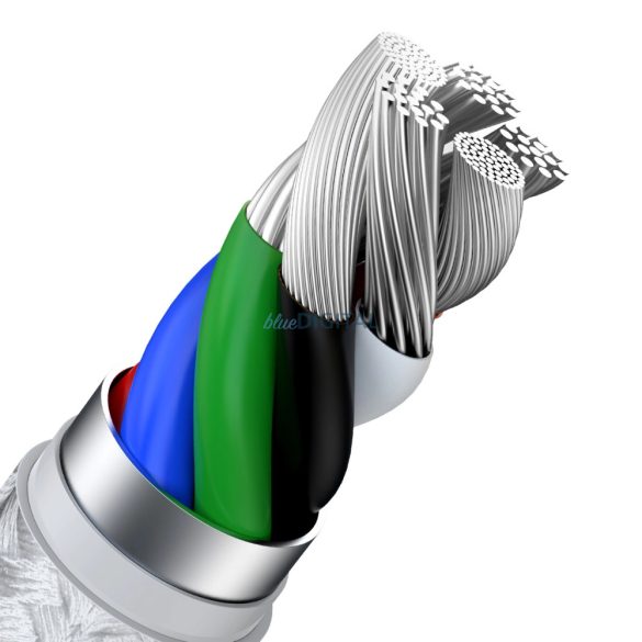 Baseus Cafule Series Metal Type-C - Lightning kábel 20W PD 1 m - fehér