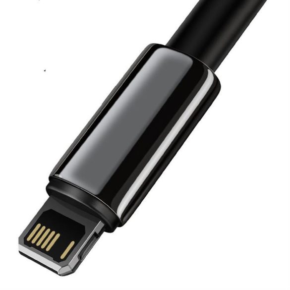 Baseus Tungsten USB - Lightning kábel 2,4 A 1 m fekete (CALWJ-01)