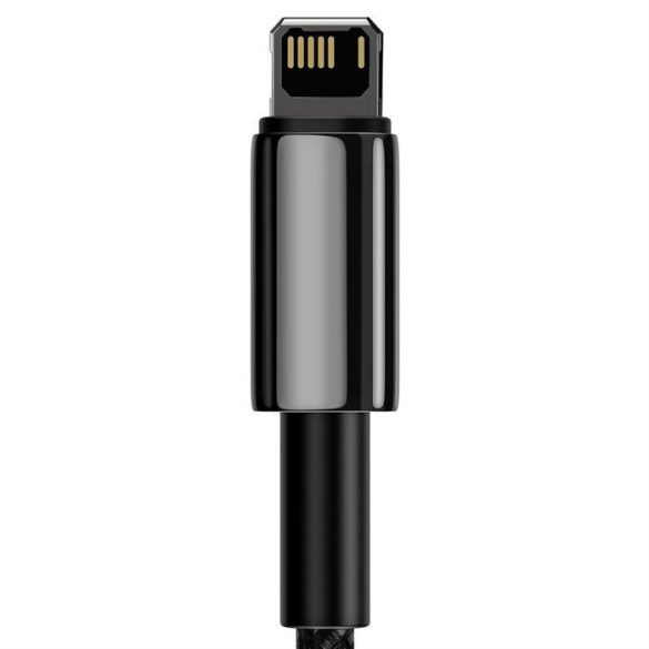 Baseus Tungsten USB - Lightning kábel 2,4 A 2 m fekete (CALWJ-A01)