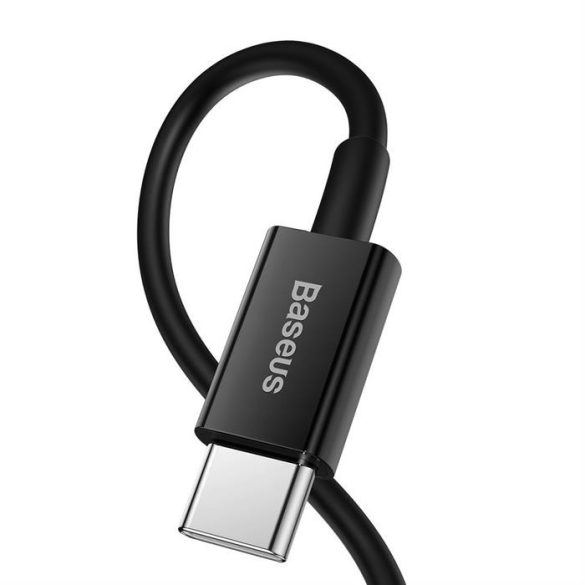 Baseus Superior USB Type-c - Lightning gyors töltés adatkábel Power Delivery 20 W 1 m fekete (CATLYS-A01)