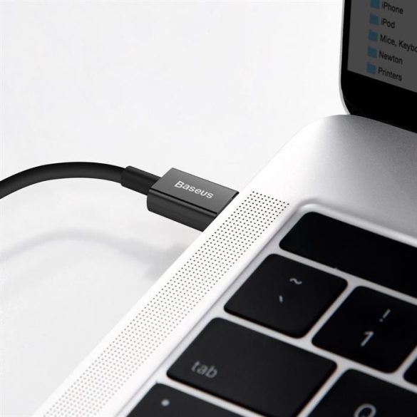 Baseus Superior USB Type-c - Lightning gyors töltés adatkábel Power Delivery 20 W 1 m fekete (CATLYS-A01)