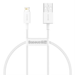   Baseus Superior kábel USB - Lightning 2,4a 0,25 m White (CALYS-02)