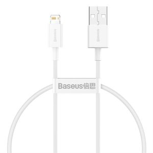 Baseus Superior kábel USB - Lightning 2,4a 0,25 m White (CALYS-02)