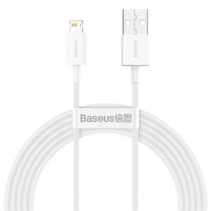 Baseus Superior kábel USB - Lightning 2,4a 2 m White (CALYS-C02)