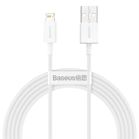 Baseus Superior kábel USB - Lightning 2,4a 2 m White (CALYS-C02)