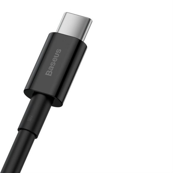 Baseus Superior USB - USB Type-c gyors töltés adatkábel 66 W (11 V / 6 A) Huawei túltöltés SCP 1 m fekete (CATYS-01)