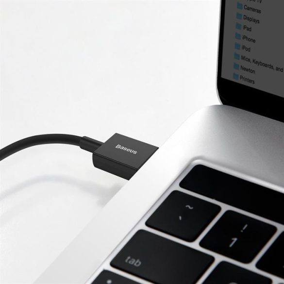 Baseus Superior USB - USB Type-c gyors töltés adatkábel 66 W (11 V / 6 A) Huawei túltöltés SCP 1 m fekete (CATYS-01)