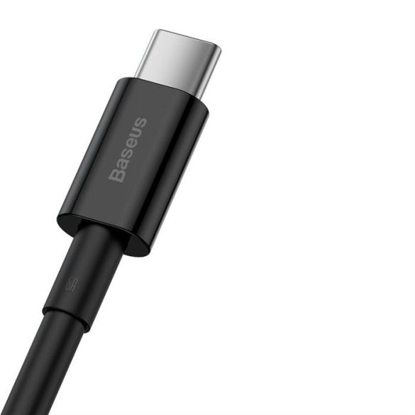 Baseus Superior USB - USB Type-c gyors töltés adatkábel 66 W (11 V / 6 A) Huawei túltöltés SCP 2 m fekete (CATYS-A01)