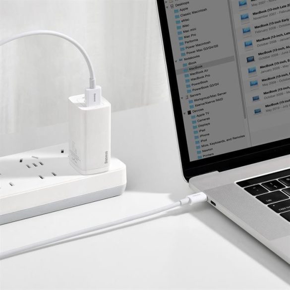 Baseus Superior kábel USB - USB TypeC 66 W 6A 2 m White (CATYS-A02)