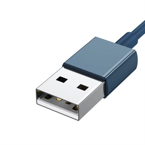 Baseus Superior kábel USB - Lightning / micro USB / USB Type 3,5 A 1,5m Blue (CAMLTYS-03)