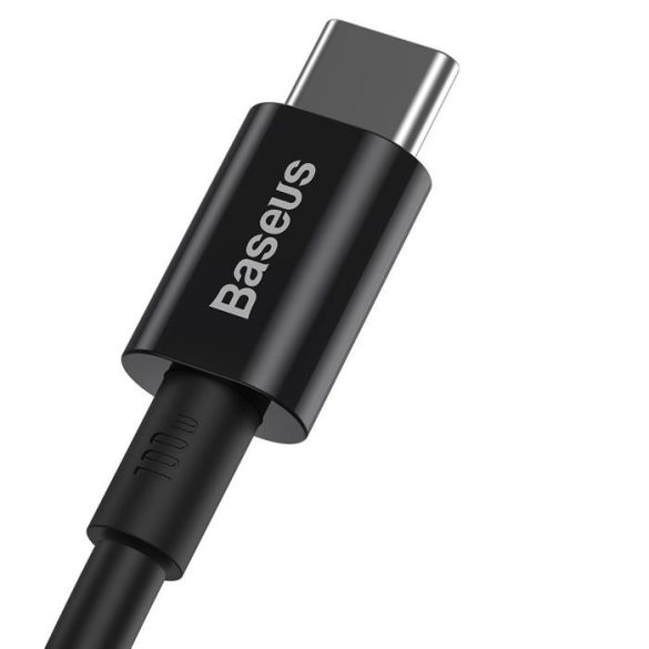 Baseus Superior Series gyors töltés adatkábel Type-C Type-C 100W 1m fekete