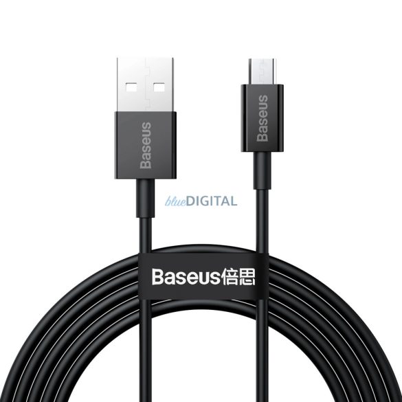 Baseus Superior Series USB-A - microUSB kábel 2A 2m - fekete