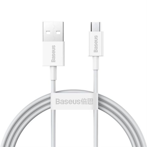 Baseus Superior Series USB - Micro USB Gyors töltő adatkábel 2a 1m fehér (Camys-02)