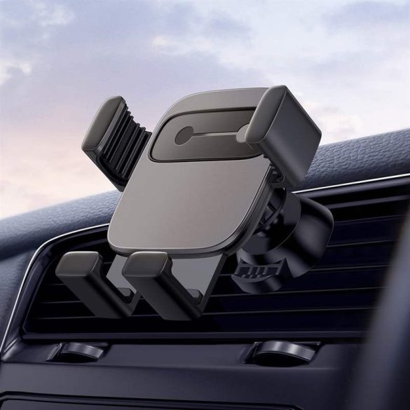 Baseus Cube Gravity Car Mount Air Vent Phone Bracket tartó fekete (SUYL - FK01) telefon tok telefontok