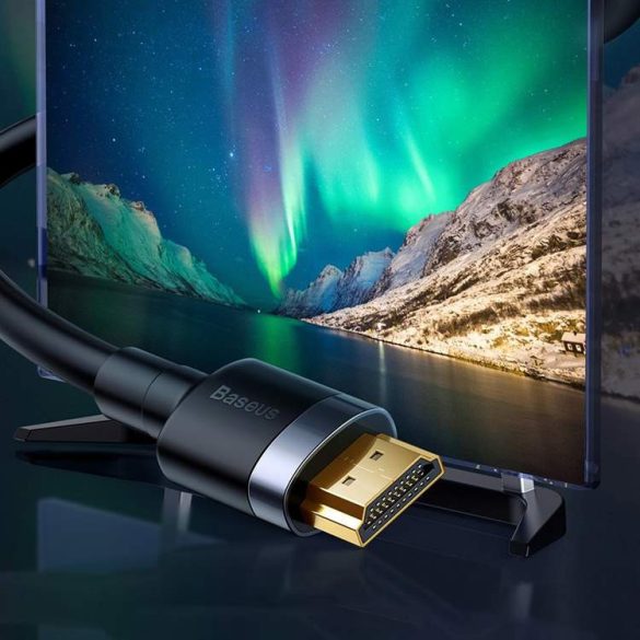 Baseus Cafule HDMI 2.0 kábel 4K 60 Hz 3D 18 Gbit 3 m fekete (CADKLF-G01)