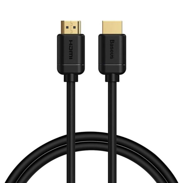 Baseus HDMI 2.0 kábel 4K 60 Hz 3D HDR 18 Gbit 1 m fekete (CAKGQ-A01)