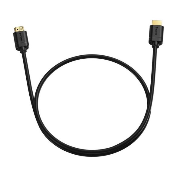 Baseus HDMI 2.0 kábel 4K 60 Hz 3D HDR 18 Gbit 1 m fekete (CAKGQ-A01)