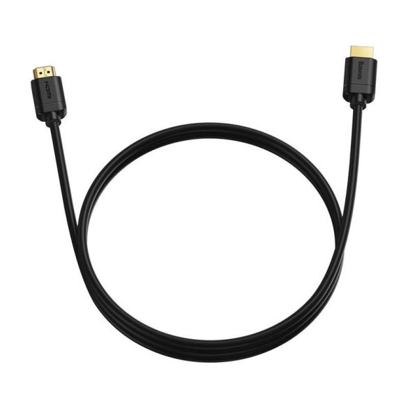 Baseus HDMI 2.0 kábel 4K 60 Hz 3D HDR 18 Gbit 2 m fekete (CAKGQ-B01)