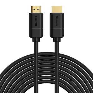 Baseus HDMI 2.0 kábel 4K 30 Hz 3D HDR 18 Gbit 8 m fekete (CAKGQ-E01)