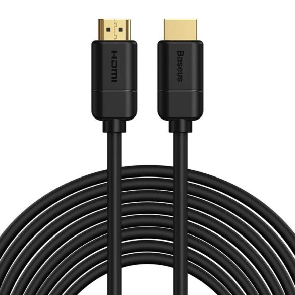 Baseus HDMI 2.0 kábel 4K 30 Hz 3D HDR 18 Gbit 8 m fekete (CAKGQ-E01)