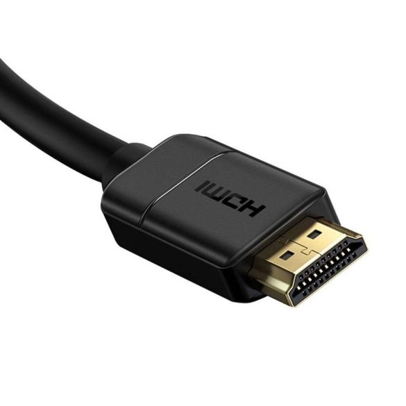 Baseus HDMI 2.0 kábel 4K 30 Hz 3D HDR 18 Gbit 8 m fekete (CAKGQ-E01)