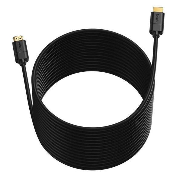 Baseus HDMI 2.0 kábel 4K 30 Hz 3D HDR 18 Gbit 8 m fekete (CAKGQ-E01)