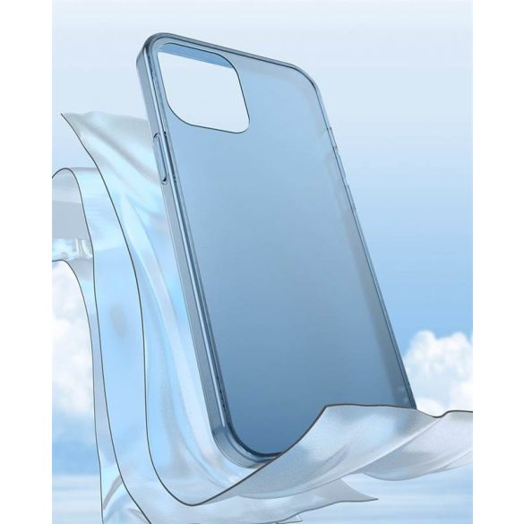 Baseus tejüveg tok Kemény tok rugalmas kerettel iPhone 12 Pro Max White (WIAPIPH67N-WS02) telefontok