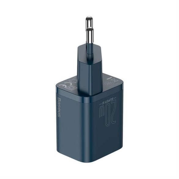Baseus Super Si 1C gyors hálózati töltő USB-C 20 W Power Delivery kék (CCSUP-B03)