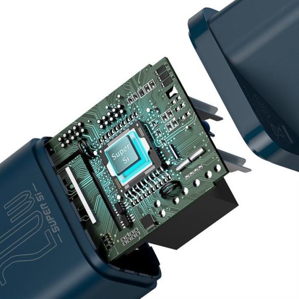 Baseus Super Si 1C gyors hálózati töltő USB-C 20 W Power Delivery kék (CCSUP-B03)