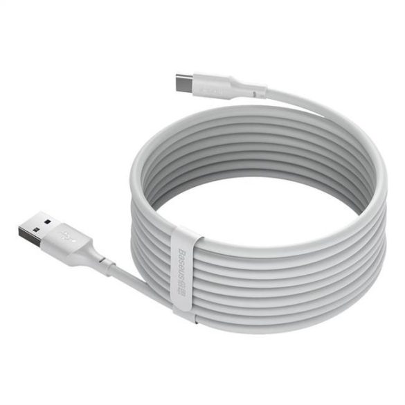 Baseus 2x szett USB Type-c kábel gyors töltés Power Delivery Quick Charge 40 W 5 A 1,5 m fehér (TZCATZJ-02)