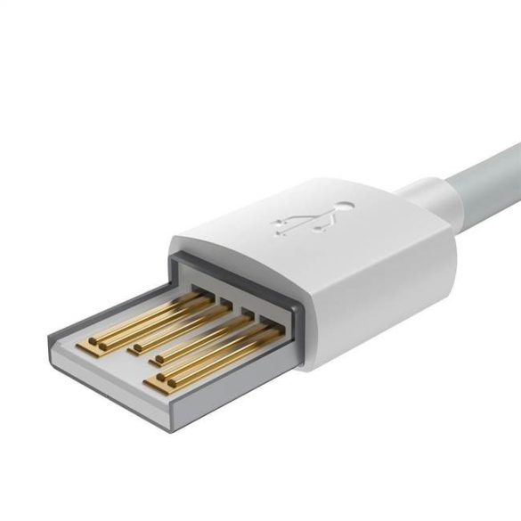 Baseus 2x szett USB - Lightning kábel gyors töltés Power Delivery 1,5 m fehér (TZCALZJ-02)